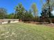 Lush backyard featuring a well-maintained lawn, new landscaping, and a privacy fence at 108 Clements Dr, Morrisville, NC 27560