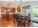 Spacious kitchen features a center island and stainless steel appliances at 111 Gathering Place Pl, Durham, NC 27713