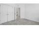 Clean bedroom with large closet for storage, neutral walls, and carpeted flooring at 1215 Corkery Ridge Ct, Cary, NC 27519