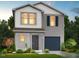 Charming two-story home with a combination of gray and white siding and a well-manicured lawn at 137 Lillian Ct, Roxboro, NC 27573