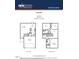 Floor plan featuring two stories, 3 bedrooms, 2.5 baths, living, dining and kitchen areas at 140 Lillian Ct, Roxboro, NC 27573