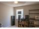Bedroom includes window, shelving and is a great size for an office, storage or recreation area at 1505 Kendall Dr, Durham, NC 27703