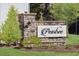 Stone community sign that says 'Peartree' at 168 Parker Ln, Mebane, NC 27302