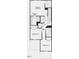 Second floor plan featuring primary bedroom, primary bath, bedrooms 2 & 3, and bath 2 at 168 Parker Ln, Mebane, NC 27302