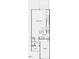 First floor plan featuring a great room, kitchen, powder room, porch and garage at 168 Parker Ln, Mebane, NC 27302