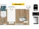 Choice Package 7 features kitchen splash, kitchen & bath cabinets, under mount sink, and appliances at 168 Parker Ln, Mebane, NC 27302