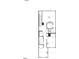 Second story floor plan featuring bedrooms, bathrooms, stairs and closets at 172 Parker Ln, Mebane, NC 27302