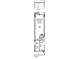 Site plan showing building dimensions and setbacks at 172 Parker Ln, Mebane, NC 27302