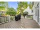 This backyard features a deck and a fenced in yard at 2808 Polesdon Ct, Raleigh, NC 27615