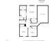 Upstairs floor plan featuring the main bedroom, walk-in closets, and two other bedrooms at 2808 Polesdon Ct, Raleigh, NC 27615
