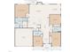 Detailed floor plan of the home showing layout and room dimensions at 3011 Bourbon St, Sanford, NC 27332