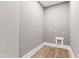 Neat laundry room includes connections and ample space for washer and dryer at 3011 Bourbon St, Sanford, NC 27332