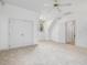 Large bedroom features neutral carpet, a ceiling fan, and double closets at 308 Sunset Creek Cir, Chapel Hill, NC 27516