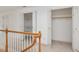 Closet features a shelving unit with hanging racks and ample space at 308 Sunset Creek Cir, Chapel Hill, NC 27516