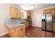 Well-lit kitchen features stainless steel appliances and granite countertops at 3819 Valleydale Dr, Durham, NC 27703