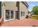 This deck offers seamless indoor-outdoor living with access to the backyard and a view of the property at 4112 Riverport Rd, Raleigh, NC 27616