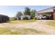Spacious backyard with detached garage and ample parking at 481 Firetower Rd, Louisburg, NC 27549