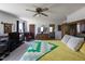 Cozy main bedroom with a bed, closet and ensuite bath for privacy and convenience in this relaxing retreat at 481 Firetower Rd, Louisburg, NC 27549