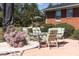 Expansive patio area with outdoor seating, perfect for entertaining at 481 Firetower Rd, Louisburg, NC 27549