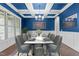 Sophisticated dining room with a stylish table setting for entertaining at 4924 Theys Rd, Raleigh, NC 27606