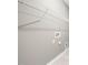 The laundry room features a wire shelf and convenient hookups for washer and dryer at 716 Ben Ledi Ct, Raleigh, NC 27603