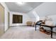 Bright room with an interesting ceiling and a wooden work table at 8120 Stillbreeze Dr, Fuquay Varina, NC 27526