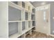 Functional entryway with built-in shelving and storage at 813 S Franklin St, Rocky Mount, NC 27803