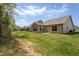Spacious backyard with lush green lawn and views of multiple homes at 1007 Fairhaven Dr, Mebane, NC 27302