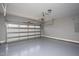 Spacious garage with epoxy flooring, offering durability and a clean, modern look at 1007 Fairhaven Dr, Mebane, NC 27302
