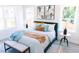 Inviting main bedroom with natural light, coordinated decor, and comfortable furnishings at 109 S Plum St, Durham, NC 27703