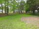 Extensive backyard with tall trees, lush lawn, and view of home at 1165 John Mitchell Rd, Youngsville, NC 27596