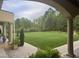 Expansive backyard featuring lush green grass at 16 Portofino Pl, Durham, NC 27707