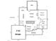 First floor layout of the home showing the kitchen, Gathering room, bedrooms, and garage at 186 Gumtop Dr, Zebulon, NC 27597