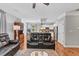 Open concept living room and kitchen area, ideal for entertaining at 205 Sacred Fire Rd, Louisburg, NC 27549