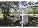 Charming arbor surrounded by trees at 2122 Pleasant Hill Rd, Rocky Mount, NC 27801