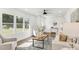 Bright living room featuring hardwood floors and lots of natural light at 2704 Dove Ln, Raleigh, NC 27604