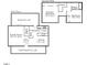 Here is a floor plan of the home, showing a deck and stairs at 2806 Shaftsbury St, Durham, NC 27704