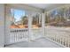 Covered outdoor patio space providing an inviting outdoor living area at 3297 Oakfields Rd # 1, New Hill, NC 27562