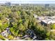 A scenic aerial shot with greenery, located near the city skyline, in a tranquil neighborhood at 3316 Milton Rd, Raleigh, NC 27609