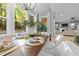 Elegant dining room featuring a beautifully set table at 3316 Milton Rd, Raleigh, NC 27609