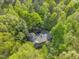 Aerial view of property, with a lush green canopy and privacy at 480 Big Branch Dr, Pittsboro, NC 27312