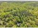 An aerial view of a home nestled among vibrant green trees and landscape at 480 Big Branch Dr, Pittsboro, NC 27312