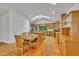 Bright eat-in kitchen featuring light wood cabinets, stainless steel appliances, and skylights for abundant natural lighting at 480 Big Branch Dr, Pittsboro, NC 27312