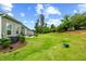 Well maintained backyard with lush lawn; ready for recreation and relaxation at 518 Judge Ct, Durham, NC 27703