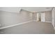 This bedroom features neutral walls, carpet, recessed lighting, and closet doors at 67 Farmstead Ct, Wendell, NC 27591