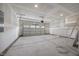 Spacious two-car garage with unfinished walls at 708 Deschutes Dr, Garner, NC 27529