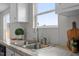 Kitchen sink includes faucet, sprayer, and bright natural light at 7289 Nc 561, Louisburg, NC 27549