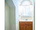 Bathroom features vanity with sink and window at 7371 Leasburg Rd, Roxboro, NC 27574