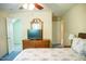 Bedroom with tv on dresser at 7371 Leasburg Rd, Roxboro, NC 27574