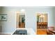 Open kitchen with a view to a breakfast nook and dining room at 7371 Leasburg Rd, Roxboro, NC 27574